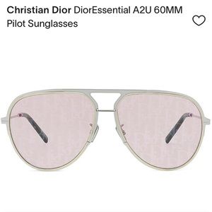 Christian Dior A2U 60mm pilot sunglasses NWT